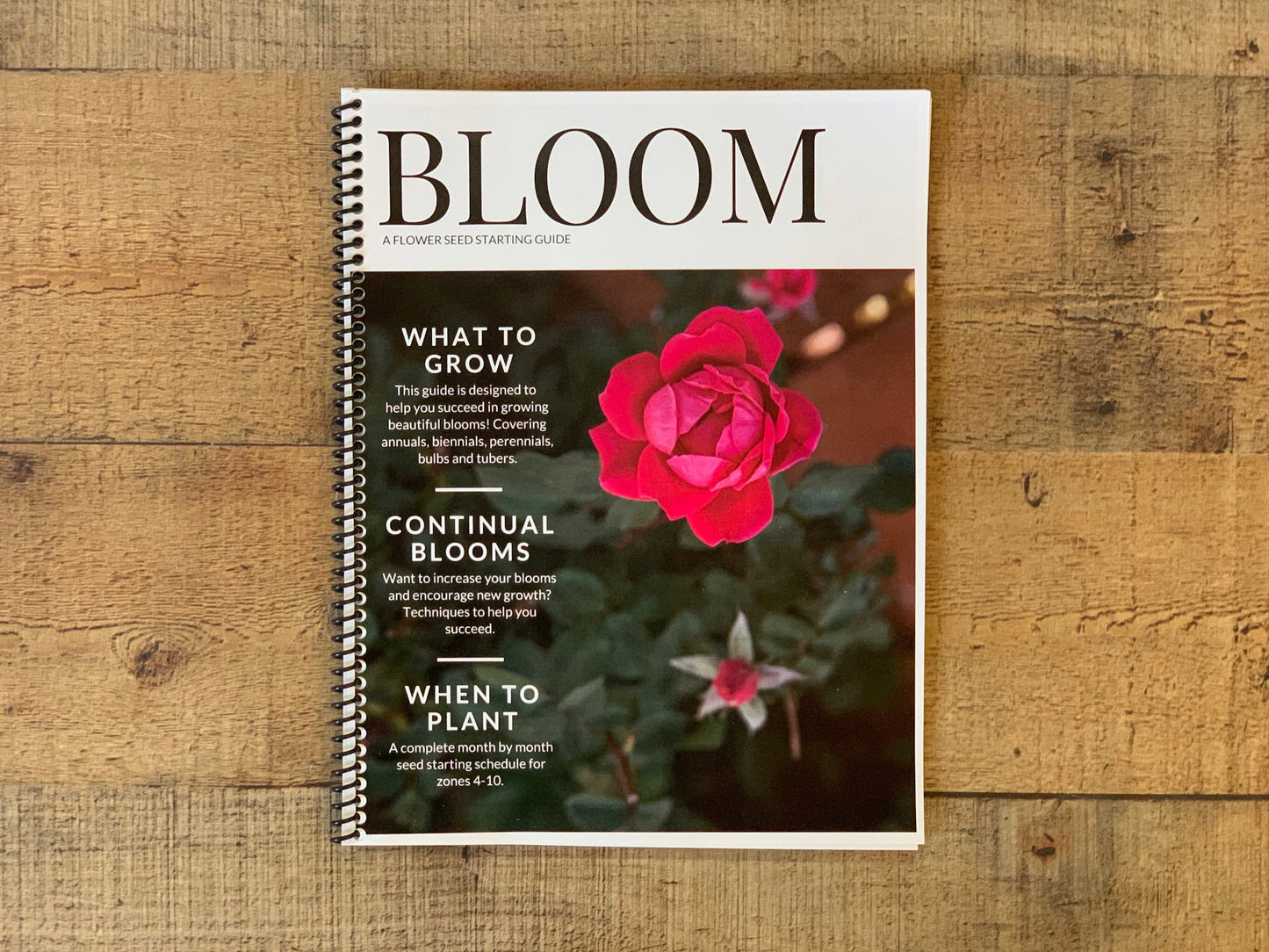 BLOOM & GROW - A Flower & Vegetable Seed Starting Guide