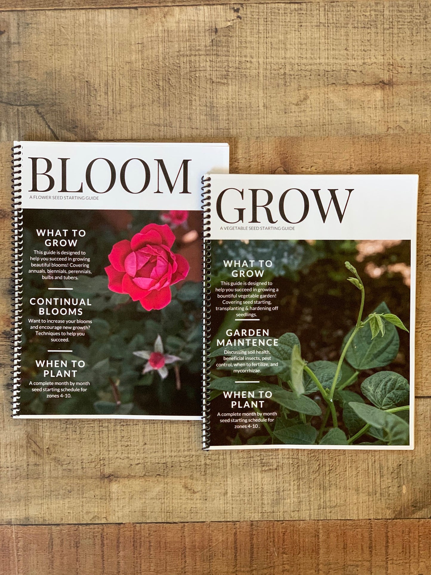 BLOOM & GROW - A Flower & Vegetable Seed Starting Guide