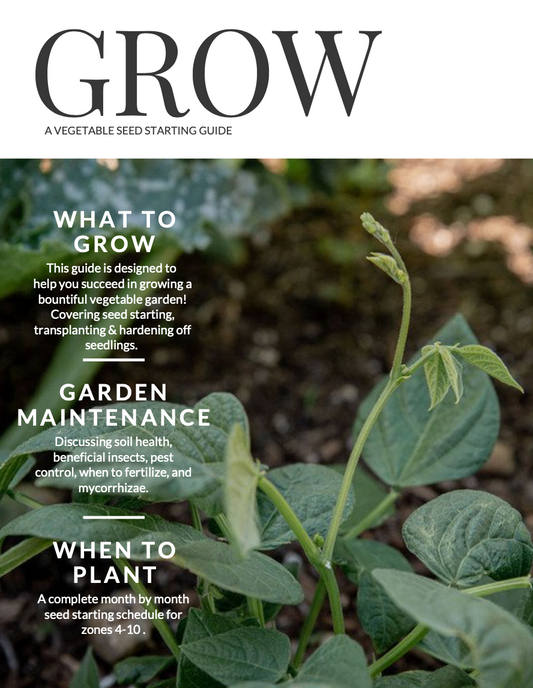 GROW - A Vegetable Seed Starting Guide