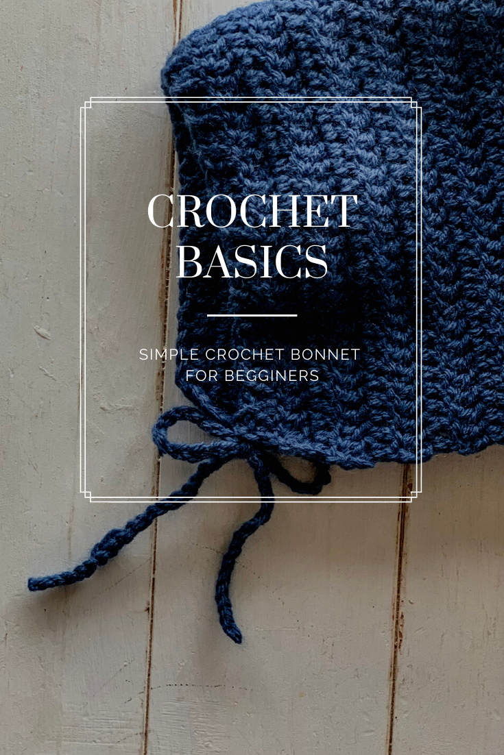 Simple Crochet Bonnet For Beginners She S Rooted Home Simple Crochet Bonnet For Beginners She S Rooted Home