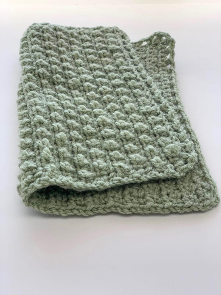The Back Loop Bobble Dishcloth - She's Rooted Home